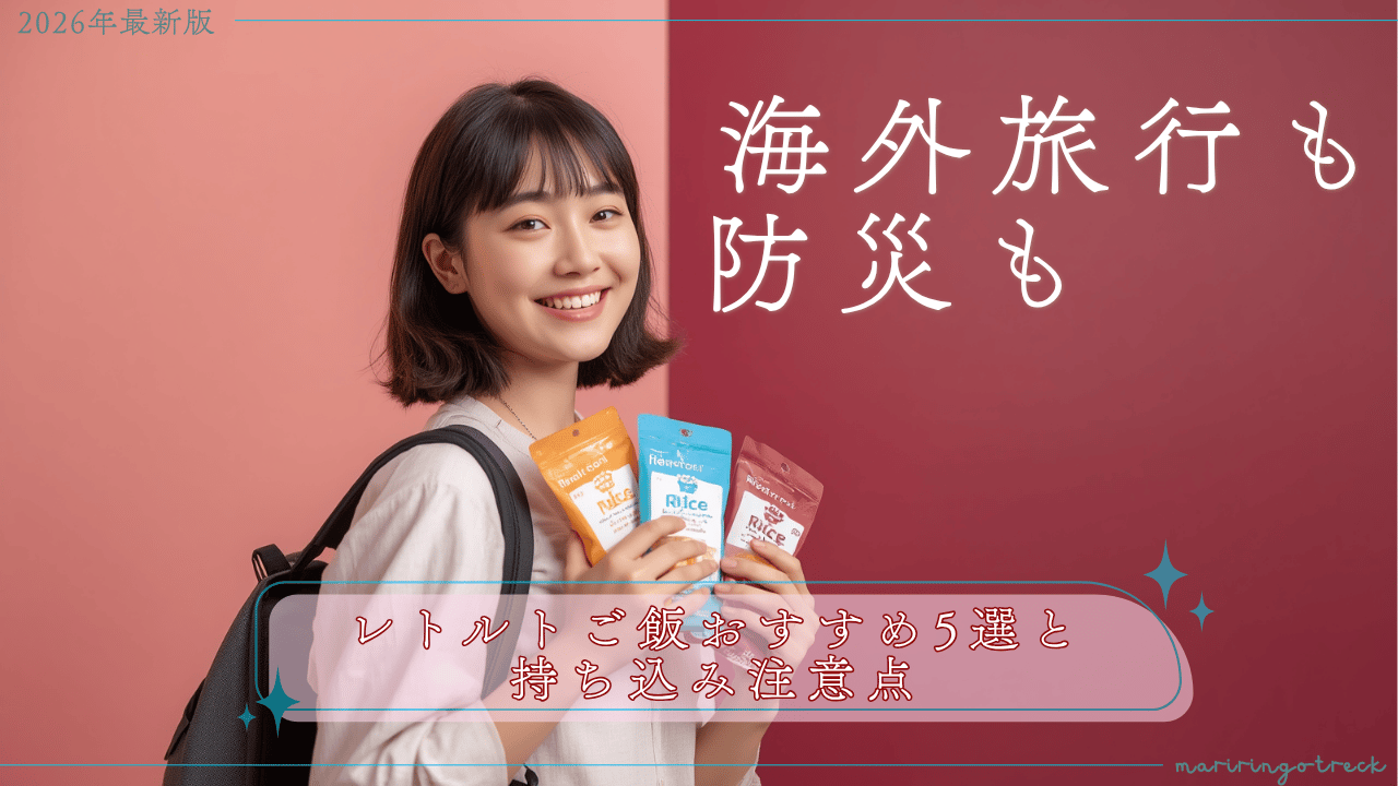 海外旅行に持って行くレトルトご飯を紹介
