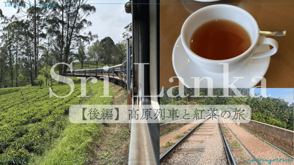 スリランカ旅行後編-高原列車と紅茶-